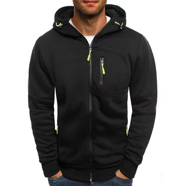 Mens Hoodies Casual Hooded Coat Spring Autumn Sportswear Male Cardigan Sweatshirt Mens Hip Hop Coats Brand Clothing,Ya825