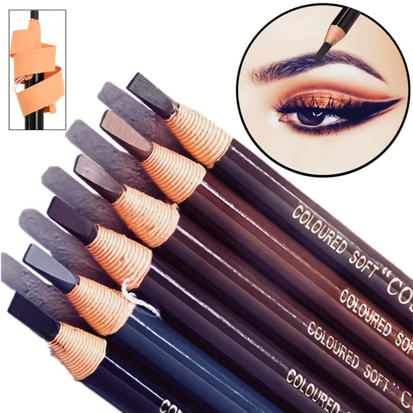 Tear off Pull Line Eyebrow Pencil, Not Sharpen Need Eyebrow Pencil, Natural Color Rendering, Sweat Proof and Smudge Proof Eyebro