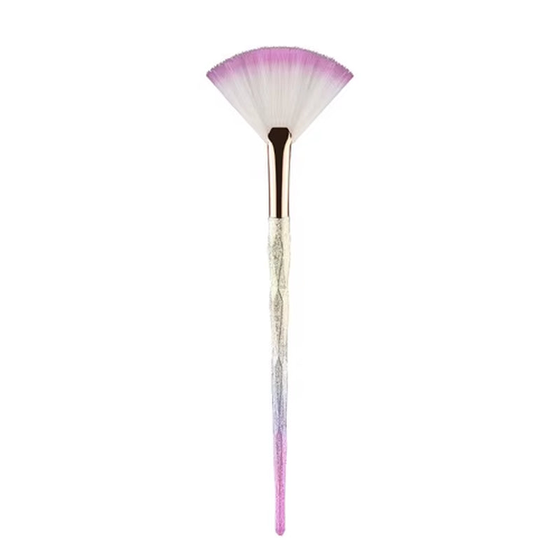 Highlighter Brush Makeup Accessories Cosmetics Fan Shape Makeup Brush Highlighter Makeup Brush Powder Brush