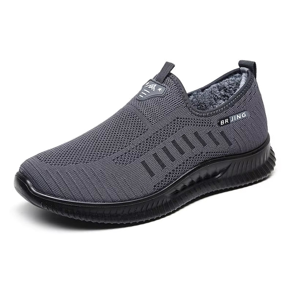 New 2021 Casual Sneakers Men Breathable Lightweight Mens Furry Warm Shoes Sneakers Shoes for Man Tenis Masculino Warm Shoes