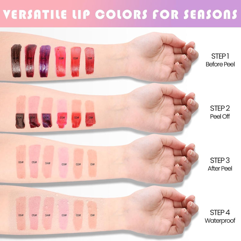 “Long-Lasting Matte Lip Tint – Waterproof Peel Off Stain”