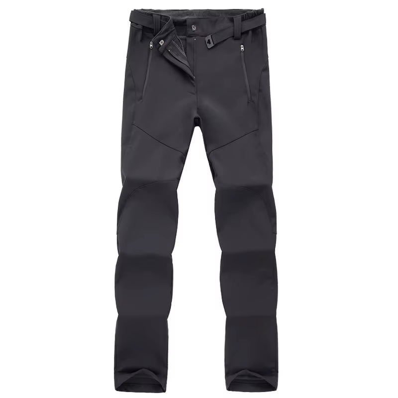 New Winter Womens Outdoor Pants Thick Fleece Softshell Sports Trousers Hiking Trekking Ski Waterproof Women Pants PM21