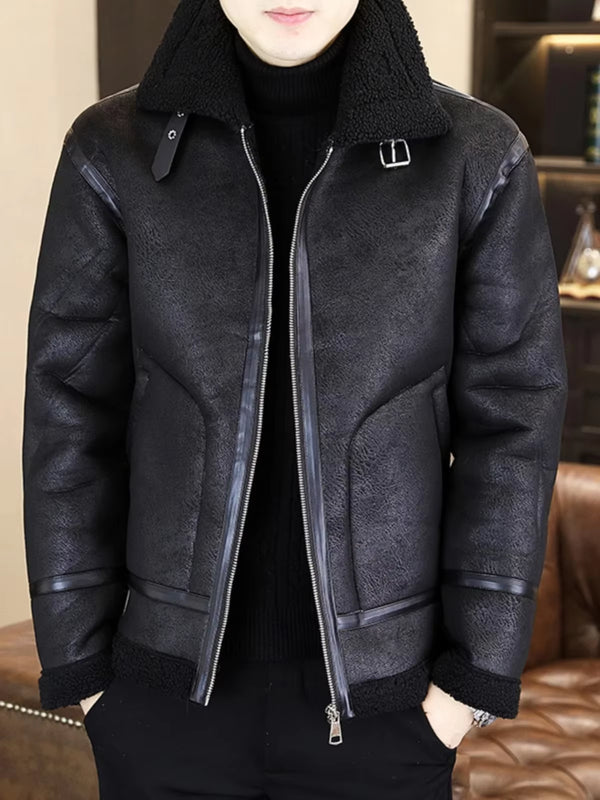 Men's Winter Jacket | Men's Faux Fur Jacket | Kellyzbeauty