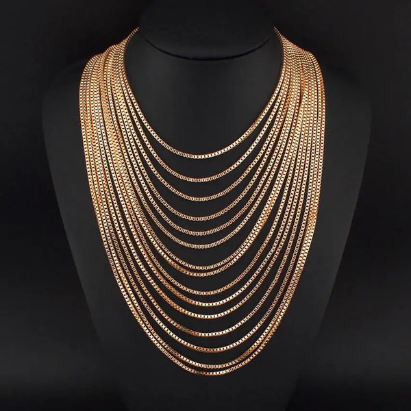 Female Multi Layers Gold Color Chain Necklaces Fashion Pendants Statement Necklaces Women Dress Accessories Collares