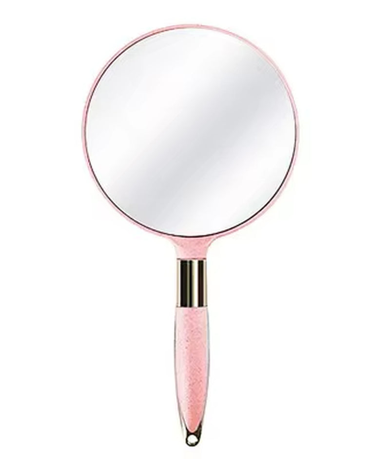 Lady Handheld Makeup Mirror Cosmetic Retro Mirror SPA Salon Makeup Birthday Gifts Female Portable Makeup Tools