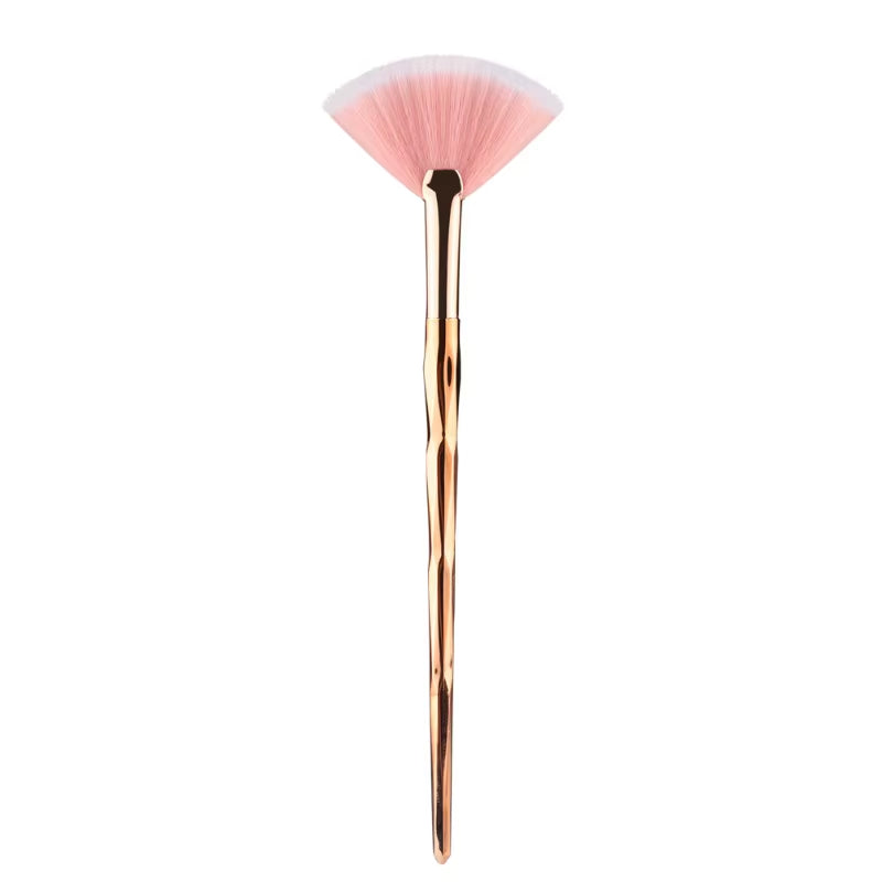 Highlighter Brush Makeup Accessories Cosmetics Fan Shape Makeup Brush Highlighter Makeup Brush Powder Brush