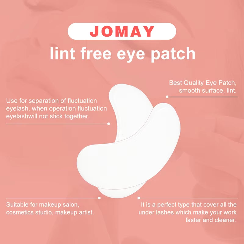 50Pairs/Lots Eye Patches Eyelash Extension under Eye Pads Hydrogel Patches for Extension Padding for Eyelash Extension Makeup