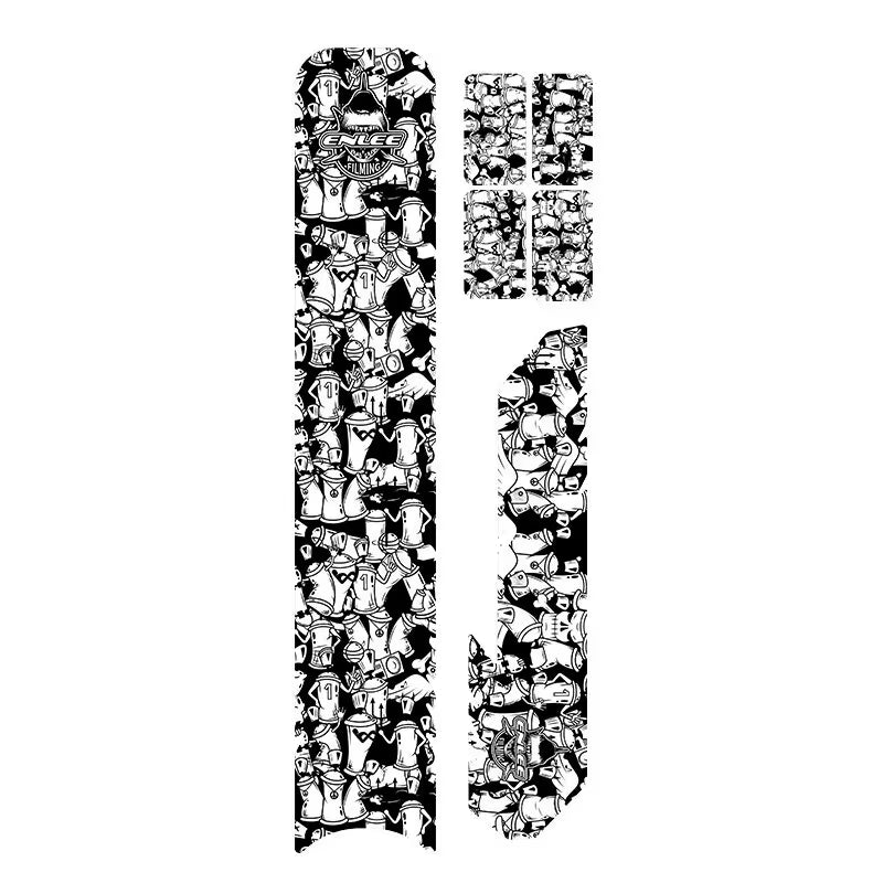 Bicycle Frame Protection Sticker MTB Removable Bike down Tube Anti-Scratch Sticker Tape Protector Cycling Accessories