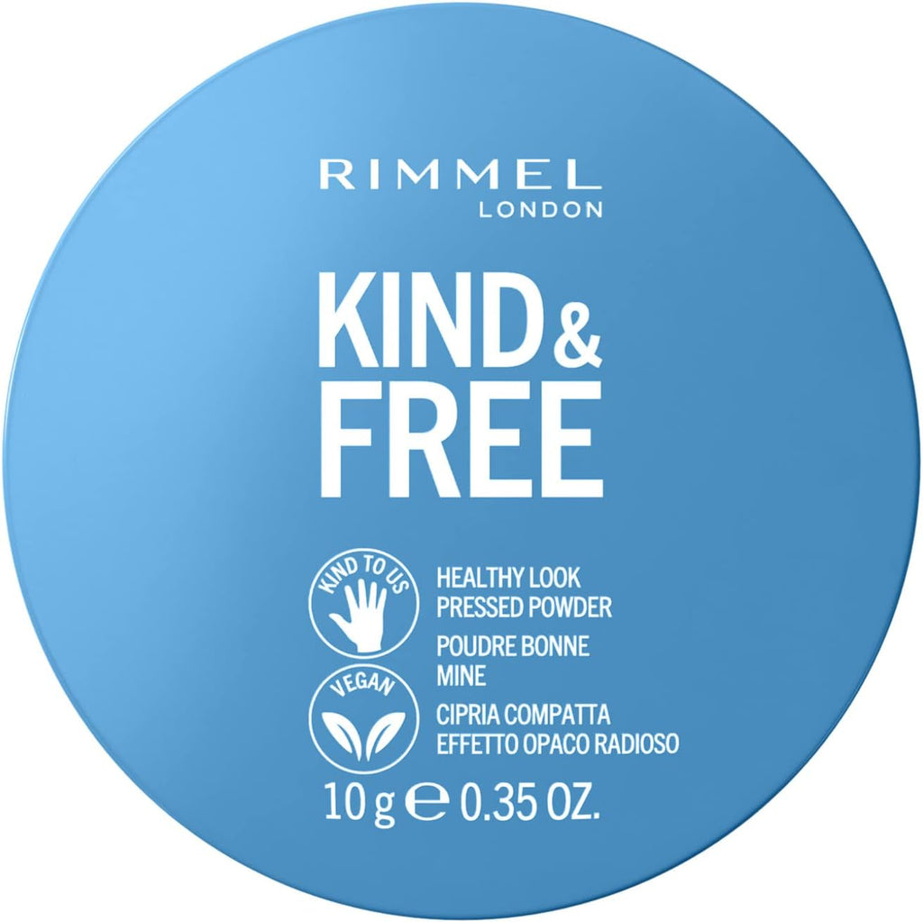 - Kind & Free Pressed Powder - Talc-Free Powder Foundation - with Aloe Vera & Tapioca - Cruelty-Free & Vegan - Medium 030