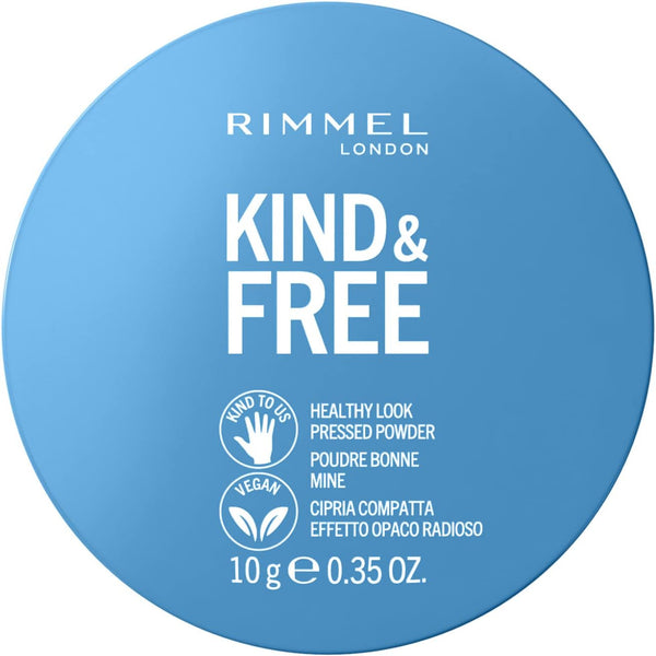 - Kind & Free Pressed Powder - Talc-Free Powder Foundation - with Aloe Vera & Tapioca - Cruelty-Free & Vegan - Medium 030