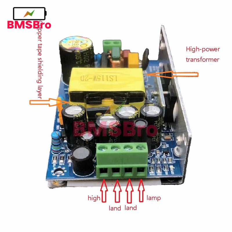 Tube Preamp Switch Power Supply Valve Amplifier Transformer Cattle 95V-265V Output 6.3V 280V with Shield Cover
