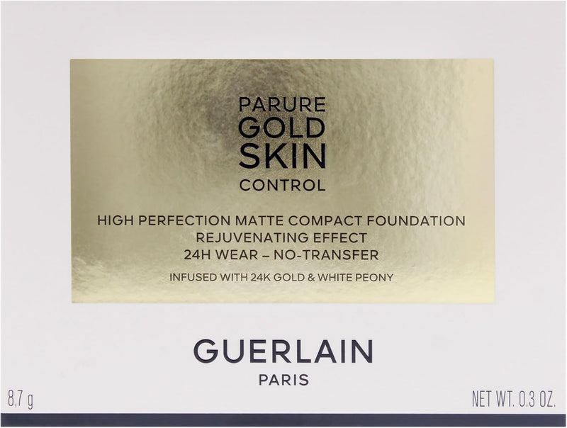 Parure Gold Skin Control Matte Compact Foundation - 1N Very Light Skin with Neutral Beige Undertones Foundation (Refillable) Women 0.3 Oz