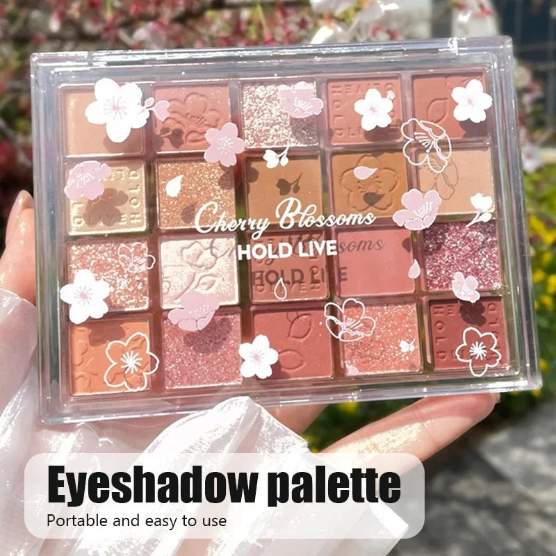 Palette Pearly Eyeshadow Glitter Earth Color Eyeshadows Shiny Eye Shadow Pallet Makeup Pigmentos Natural Cosmetic Free Shipping