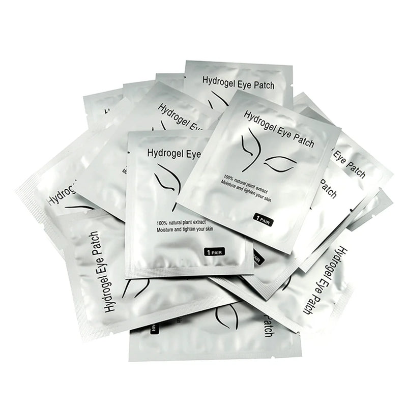 50Pairs/Lots Eye Patches Eyelash Extension under Eye Pads Hydrogel Patches for Extension Padding for Eyelash Extension Makeup