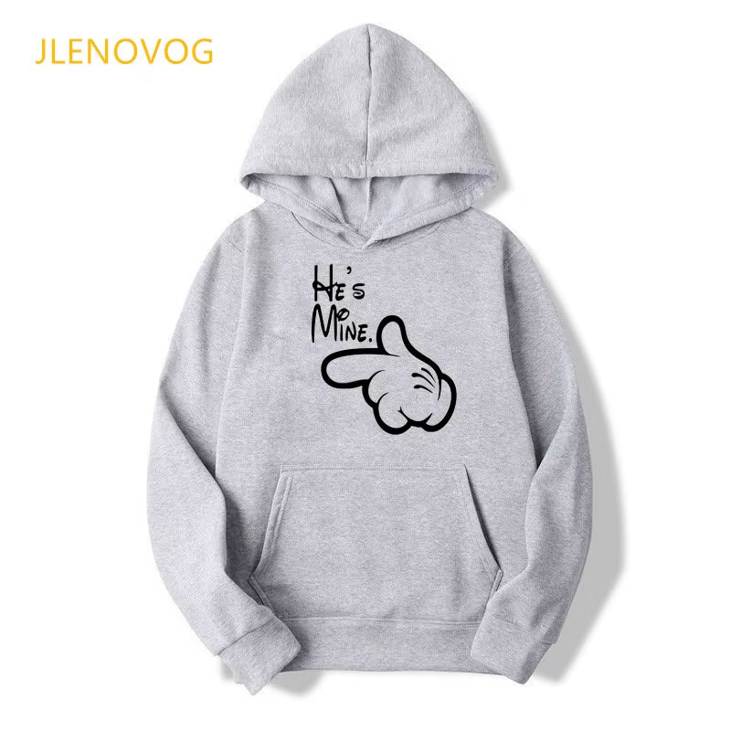 His Hers Couple Hoodies for Women Men Husband Wife Lovers Valentine Gift Sweatshirts Mr Mrs Funny Graphic Hoody Winter Clothes