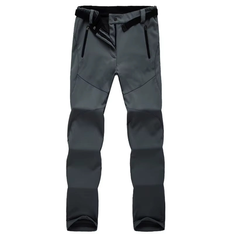 New Winter Womens Outdoor Pants Thick Fleece Softshell Sports Trousers Hiking Trekking Ski Waterproof Women Pants PM21