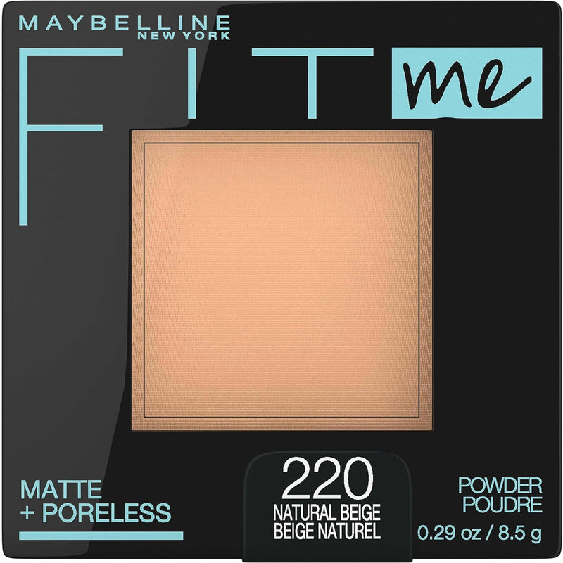 New York Concealer Instant Age Rewind, Sand, 6 Milliliters (Packaging May Vary) & New York Matte + Poreless Pressed Face Powder Makeup, Natural Beige, 8.5 Grams