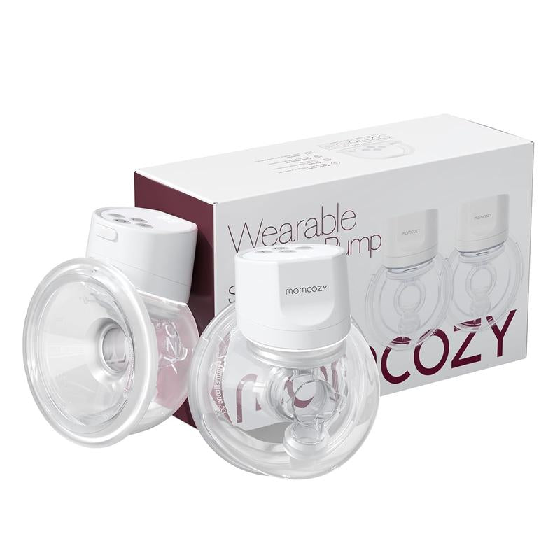 Momcozy Hands-Free Breast Pump S12 Pro, Wearable & Portable Pump with Soft Doublefit Flange, 3 Modes | 9 Levels Double Electric Pump, Smart Display, 24Mm,B