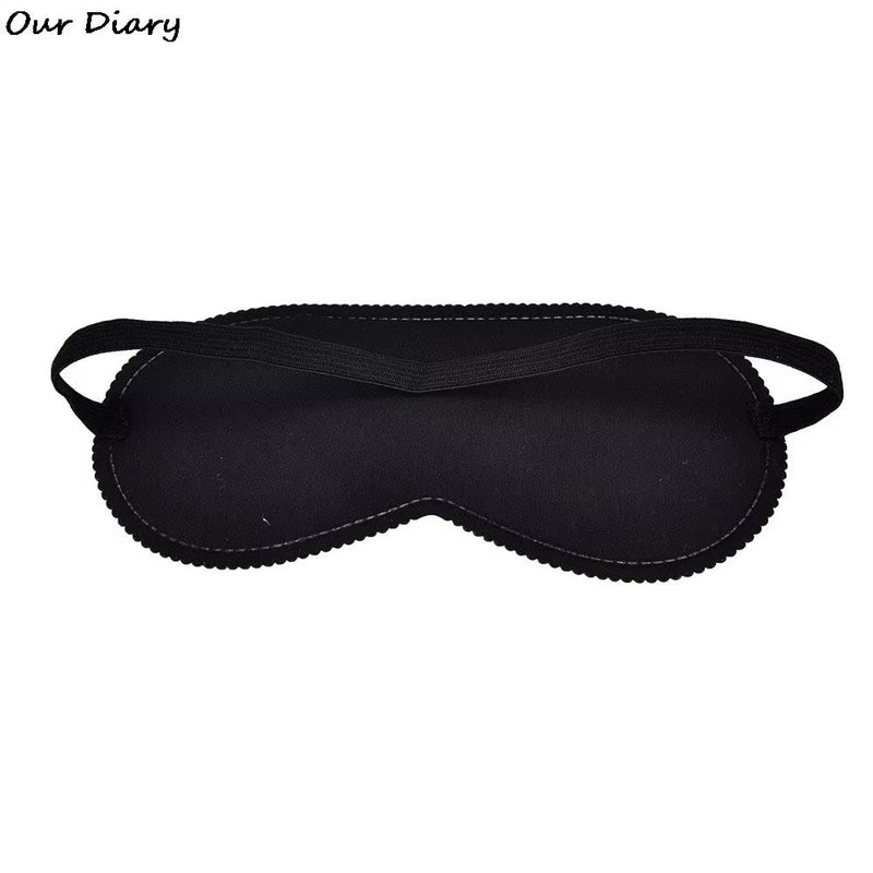 1Pc Sleeping Eye Mask Black Eye Shade Sleep Mask Black Mask Bandage on Eyes for Sleeping Emotion Sleep Mask