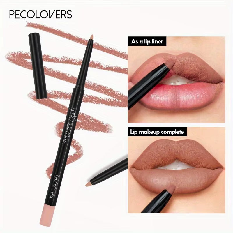 12Pcs/Set Lip Liner Pencil Matte Nude Contour Lipliner Lipstick Waterproof Long Lasting Lipstick Pen Lip Tint Cosmetics