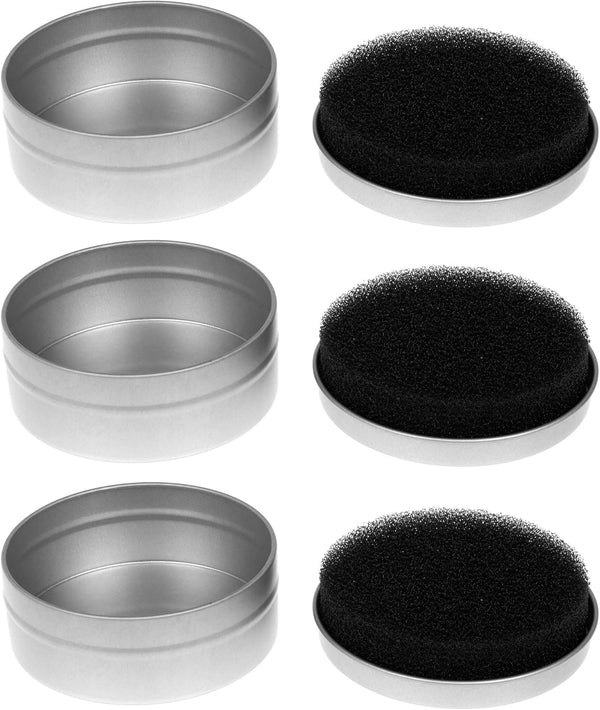 3 Boxes Makeup Brush Cleaner Sponge Set Travel Quick Color Removal Dry Make up Brushes Cleaning Sponges for Eye Shadow Blush Brush