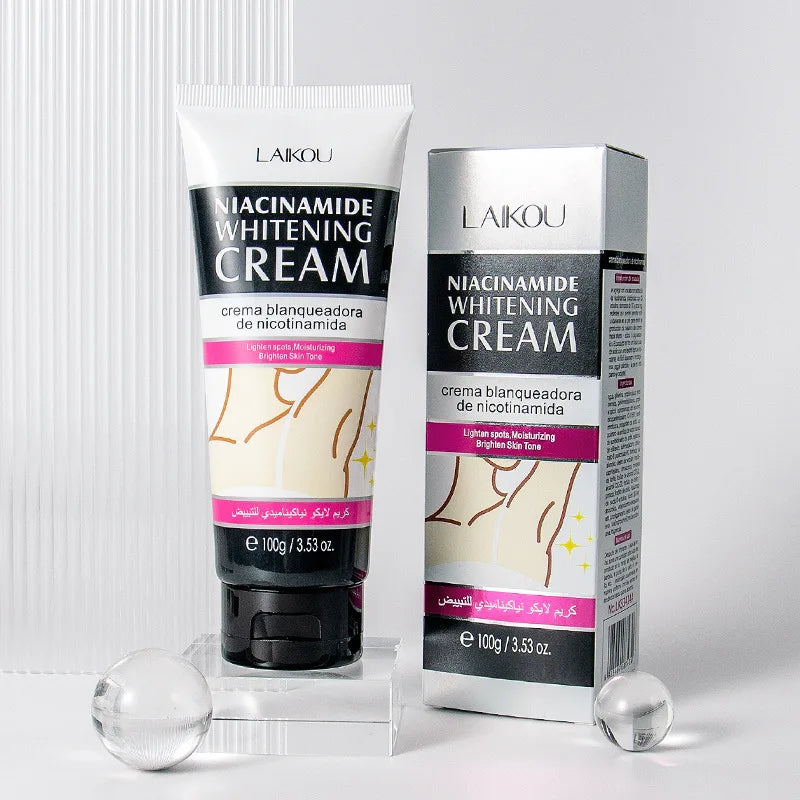 100G  Nicotinamide Body Cream Lighten Spots Moisturizing and Hydrating Brighten Skin Tone Skin Care