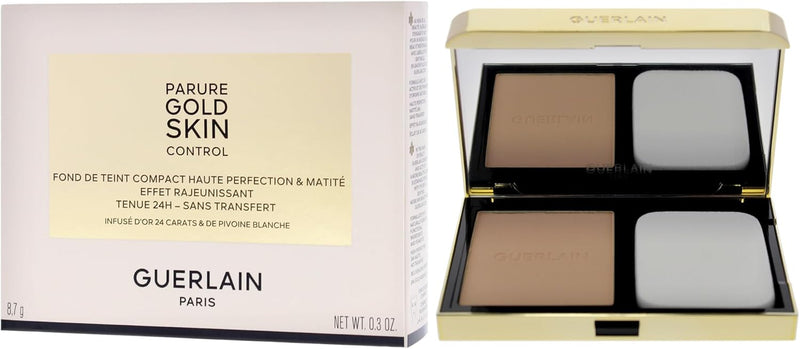 Parure Gold Skin Control Matte Compact Foundation - 1N Very Light Skin with Neutral Beige Undertones Foundation (Refillable) Women 0.3 Oz