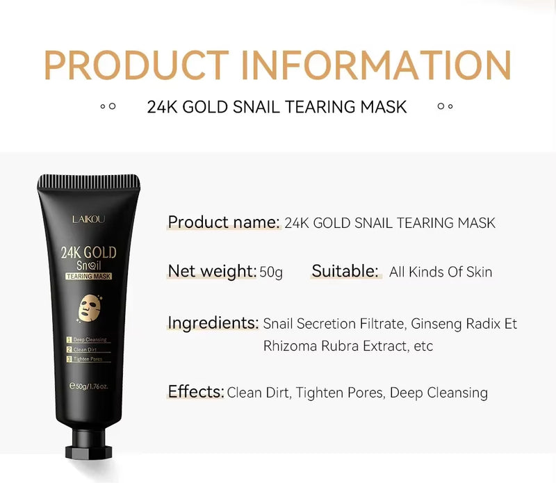 24k Gold Face Mask | Peel Off Mask | Kellyzbeauty