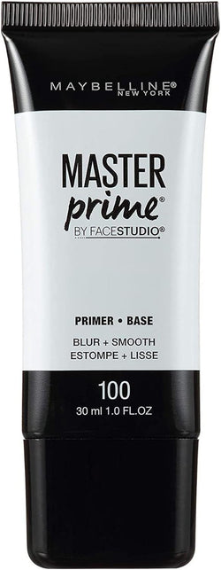 New York Primer, Blurs and Smooths Pores, up to 24H Wear, Controls Redness, Face Studio Master Prime, 1 Fluid Ounce