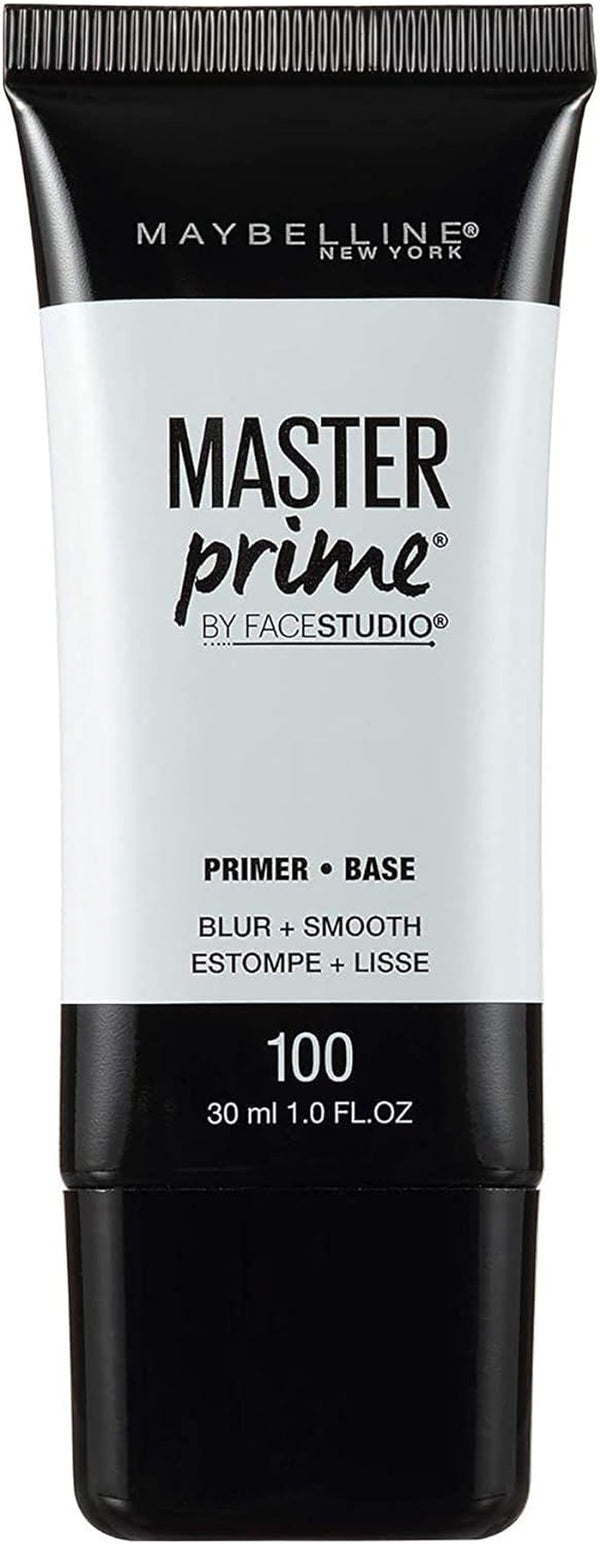 New York Primer, Blurs and Smooths Pores, up to 24H Wear, Controls Redness, Face Studio Master Prime, 1 Fluid Ounce