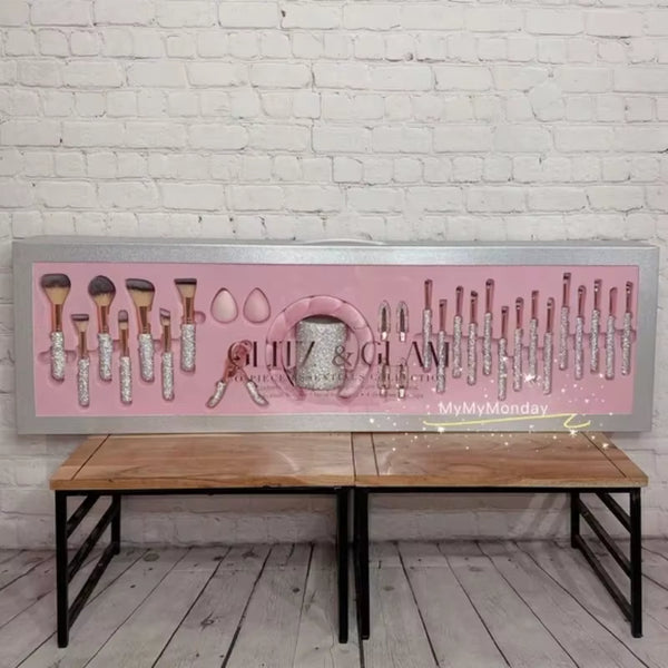 Makeup Brush Set Bundle PINK Set Bling Makeup Brushes