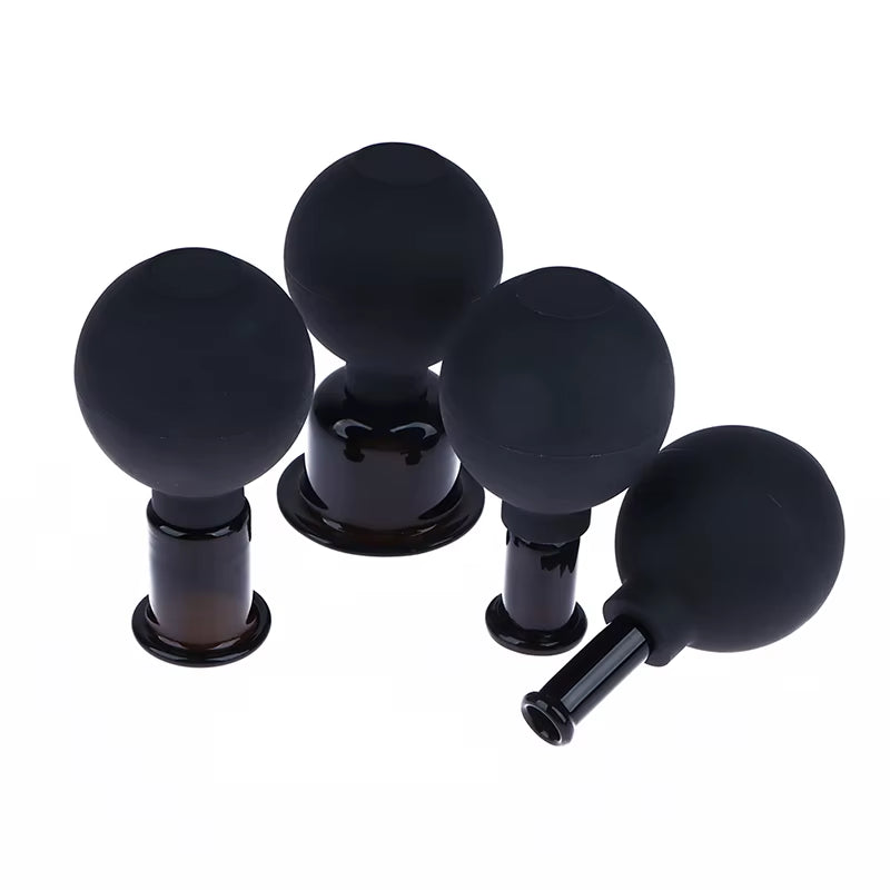 Massager for Face Rubber Cupping Massage Body Cup Facial Skin Lifting anti Cellulite Suction Glass Cup Vacuum Cupping Massage