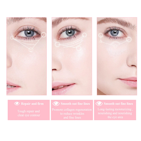Retinol Eye Cream Stick Lifting Fade Fine Line Remove Dark Circles Eye Bags anti Puffiness Moisturizing Smoothing Eye Skin Care