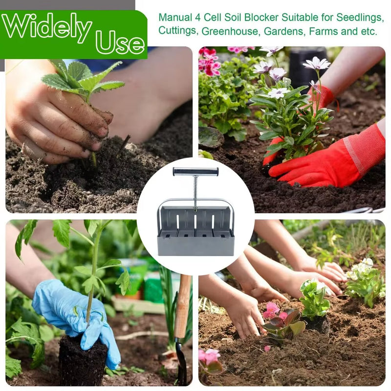 Soil Block Maker | Seedling Soil Blocker | Kellyzbeauty