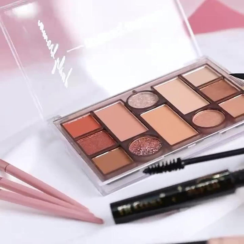 Travel Makeup Kit | Makeup Bundle Includes Eyeshadow Lipstick - Makeup Kits Storage Bag Mirrors Makeup Bundle Includes Makeup Sets