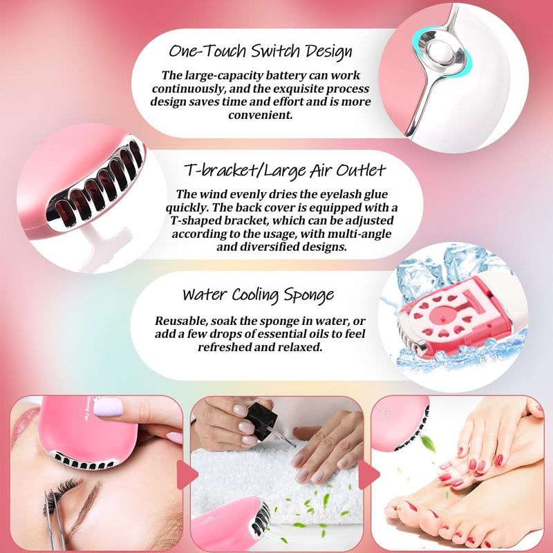 DIY Lash Extension Kit with 280 PCS 9-16Mm 40D Lashes Clusters 200Ml/6.7Fl.Oz Lash Cleanser Eyelash Shampoo Mini USB Portable Lash Fan Bond and Seal Remover Eyeliner Eyelid Cleaning Brush