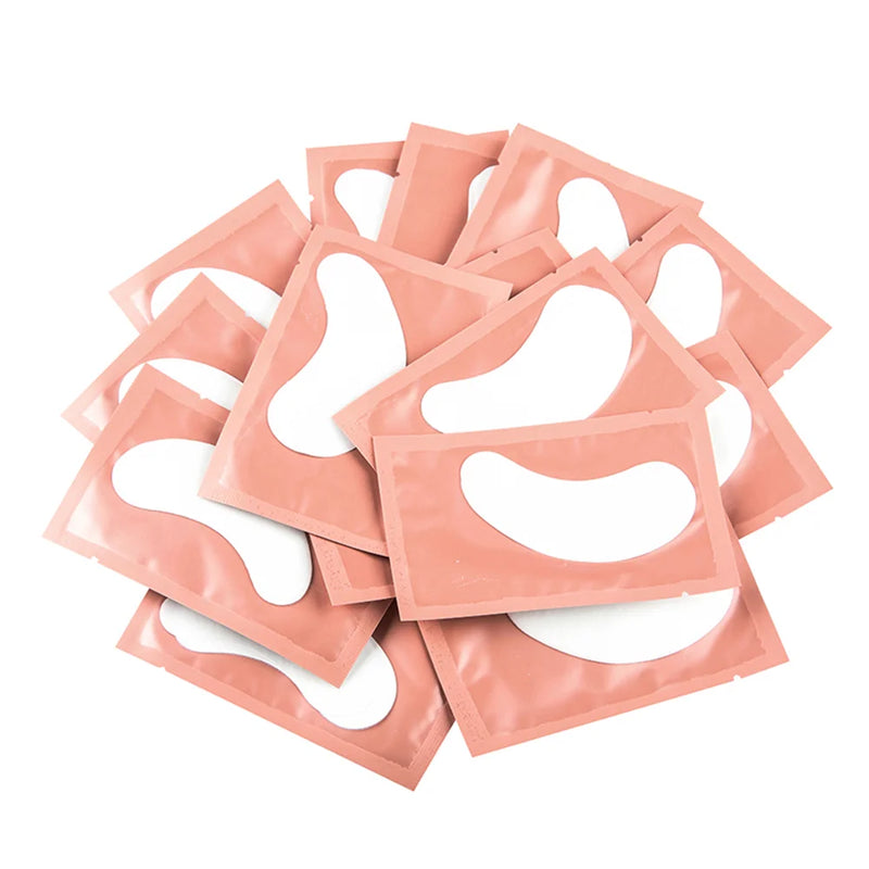 50Pairs/Lots Eye Patches Eyelash Extension under Eye Pads Hydrogel Patches for Extension Padding for Eyelash Extension Makeup