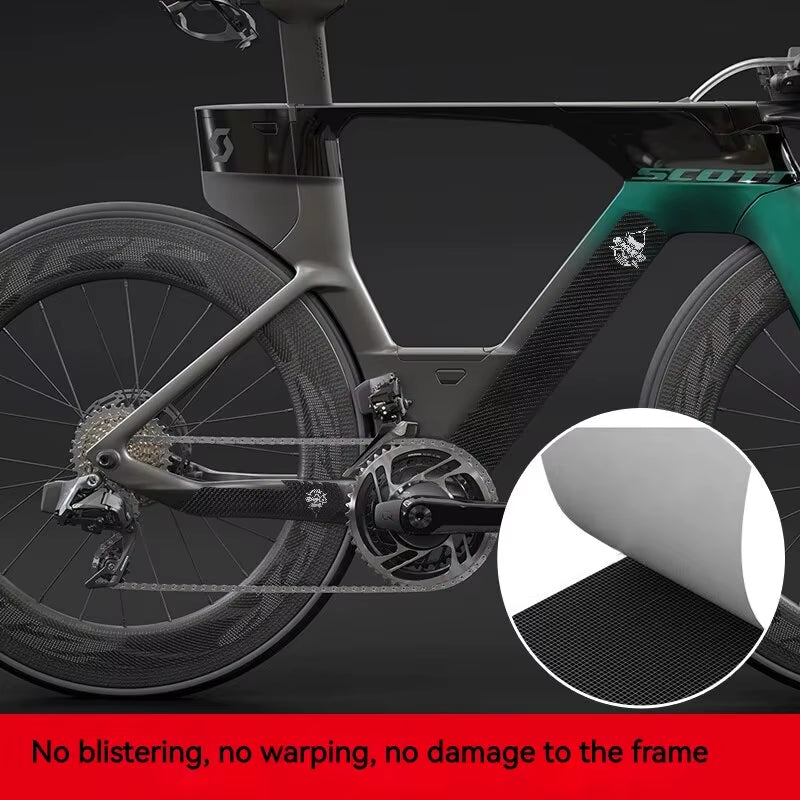 Bicycle Frame Protection Sticker MTB Removable Bike down Tube Anti-Scratch Sticker Tape Protector Cycling Accessories