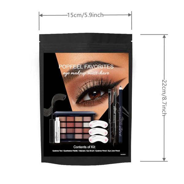 Eye Makeup Kit Makeup Set, Mini Makeup Kit, Eey Shadow Palette Eyebrow Mascara Eyeliner
