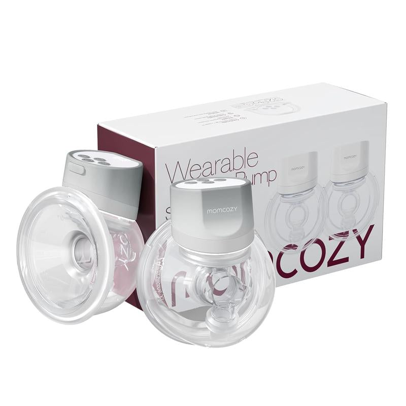 Momcozy Hands-Free Breast Pump S12 Pro, Wearable & Portable Pump with Soft Doublefit Flange, 3 Modes | 9 Levels Double Electric Pump, Smart Display, 24Mm,B