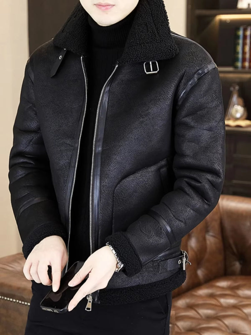 Men's Winter Jacket | Men's Faux Fur Jacket | Kellyzbeauty