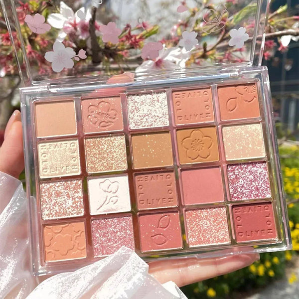 Palette Pearly Eyeshadow Glitter Earth Color Eyeshadows Shiny Eye Shadow Pallet Makeup Pigmentos Natural Cosmetic Free Shipping
