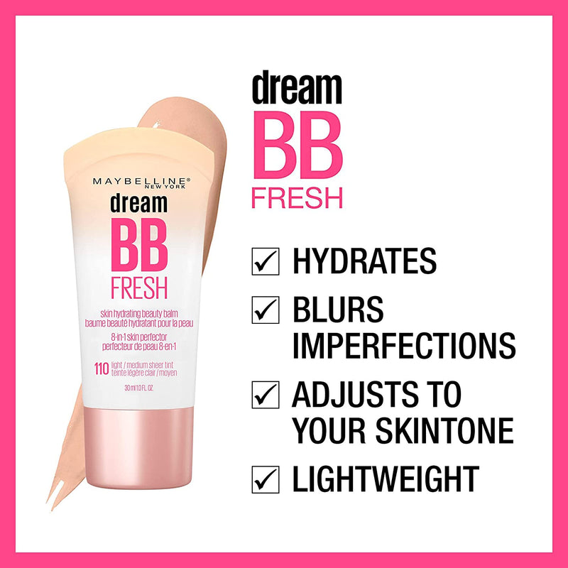 BB Fresh 110 Light/Medium & New York Multi-Use Concealer and Contour Product