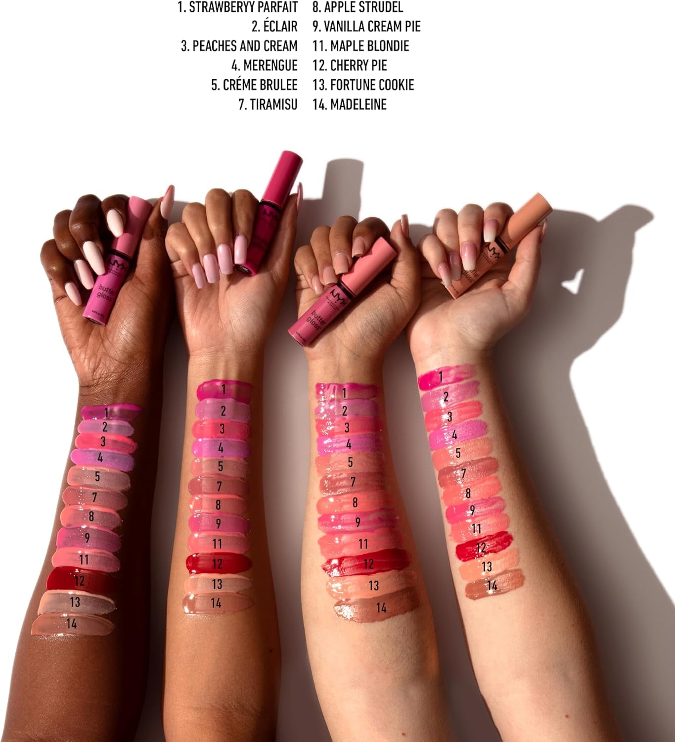 - Butter Gloss, Non-Sticky Lip Gloss - Tiramisu (Pink Brown)