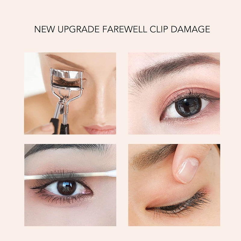 Heated Eyelash Curler, Electric Eyelash Curler, Usb C Rechargeable Long Lasting Heated Lash Curler for Lashes, Handheld Eyelash Heated Curler (Purple)