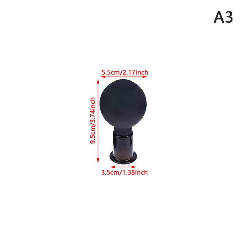 Massager for Face Rubber Cupping Massage Body Cup Facial Skin Lifting anti Cellulite Suction Glass Cup Vacuum Cupping Massage
