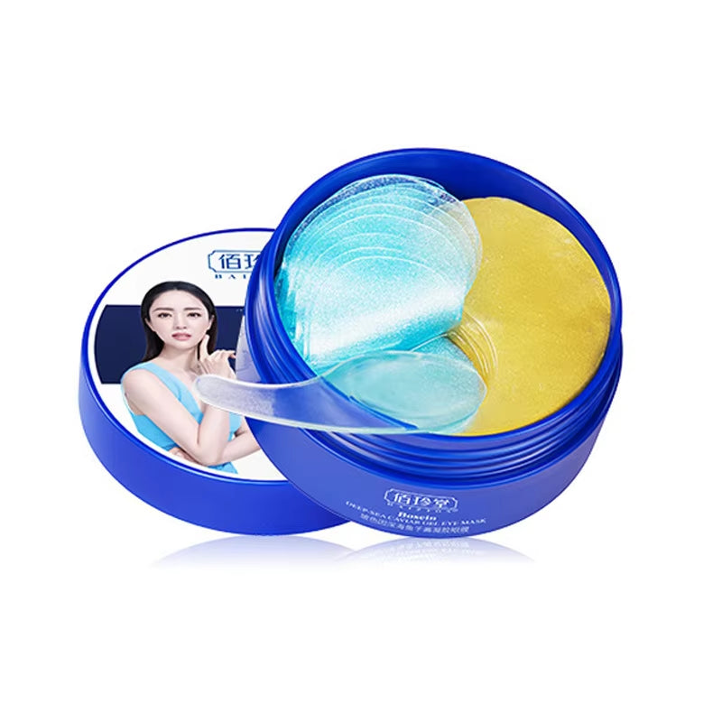 60Pc Seaweed Collagen Eye Patches under the Eyes Gel Patch for Edema Hydrogel Eye Patch from Dark Circles Patches Eye Mask Korea