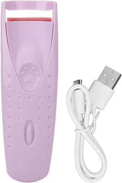 Heated Eyelash Curler, Electric Eyelash Curler, Usb C Rechargeable Long Lasting Heated Lash Curler for Lashes, Handheld Eyelash Heated Curler (Purple)