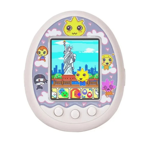 Electronic Virtual Pet with Color Screen Game Pocket Interactive Virtual Pet Dating Game Machine Kids Game Toys Girls