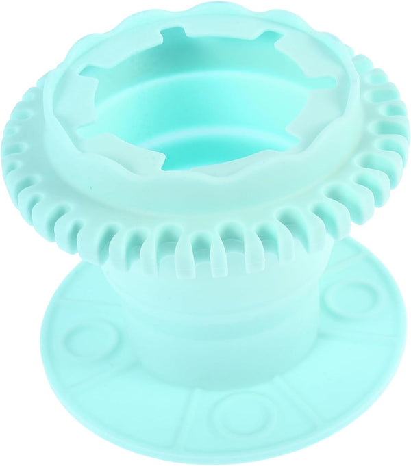 Foldable Silicone Makeup Brush Cleaner Cup Makeup Cleaning Container for Travel and Home Use